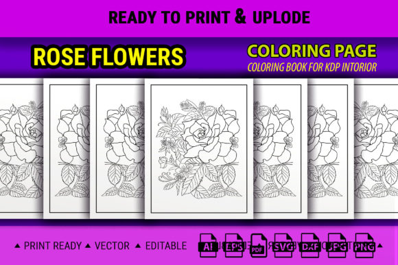 A Brand Designer's Review of Blooming Rose Flowers Coloring Pages