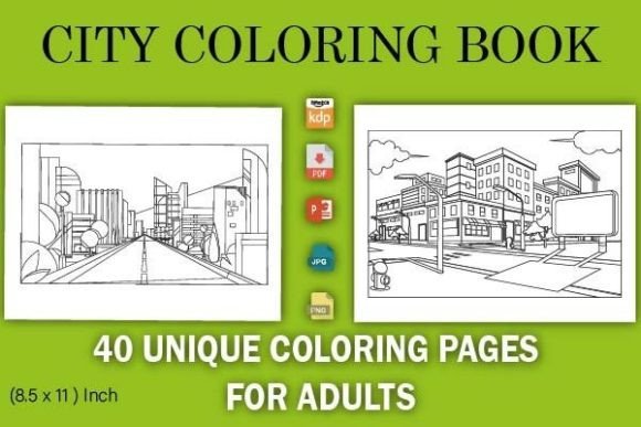 A Brand Designer's Review of the City Coloring Book Graphics
