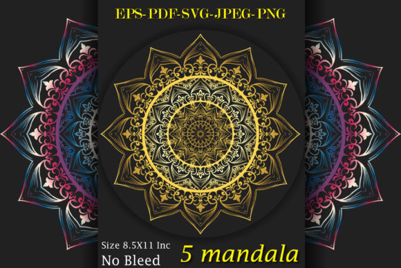 A Mandala Coloring Bundle for Digital Product Creators