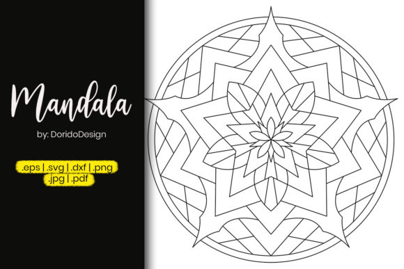 A Star Mandala Design for Elegant Brand Graphics