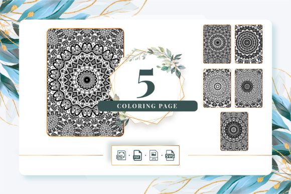 Coloring Pages Bundle KDP Pack 222: Graphics & Coloring Pages Amp