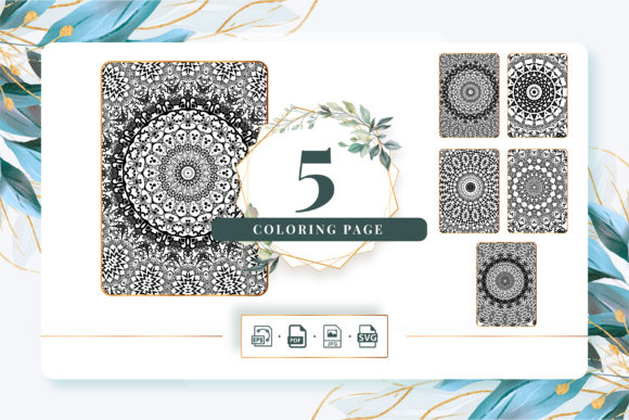 Coloring Pages Bundle KDP Pack 225: Graphics & Coloring Pages Amp