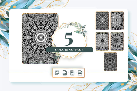 Coloring Pages Bundle KDP Pack 234 in Real Projects