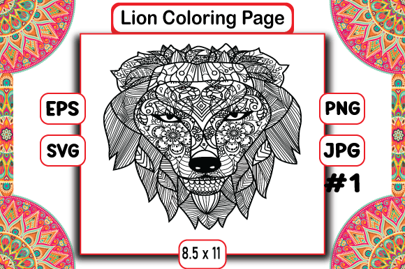 Lion Graphic Designs for Branding and Packaging Projects