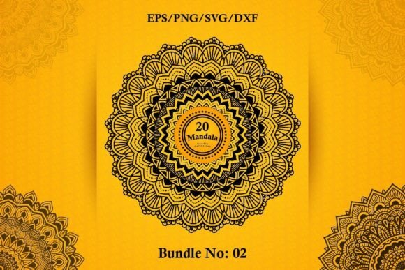 Mandala Coloring Page Bundle: A Graphic Design Asset Review