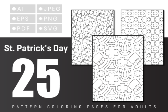 St. Patrick's Day Pattern Graphics & Coloring Pages Amp
