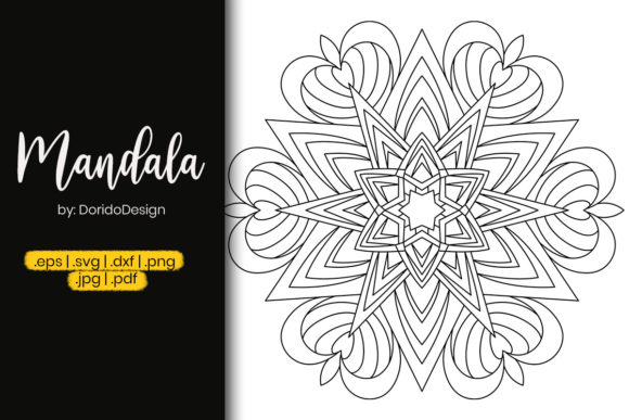 Star Mandala Design Coloring: A Graphics Tool for Creative Branding